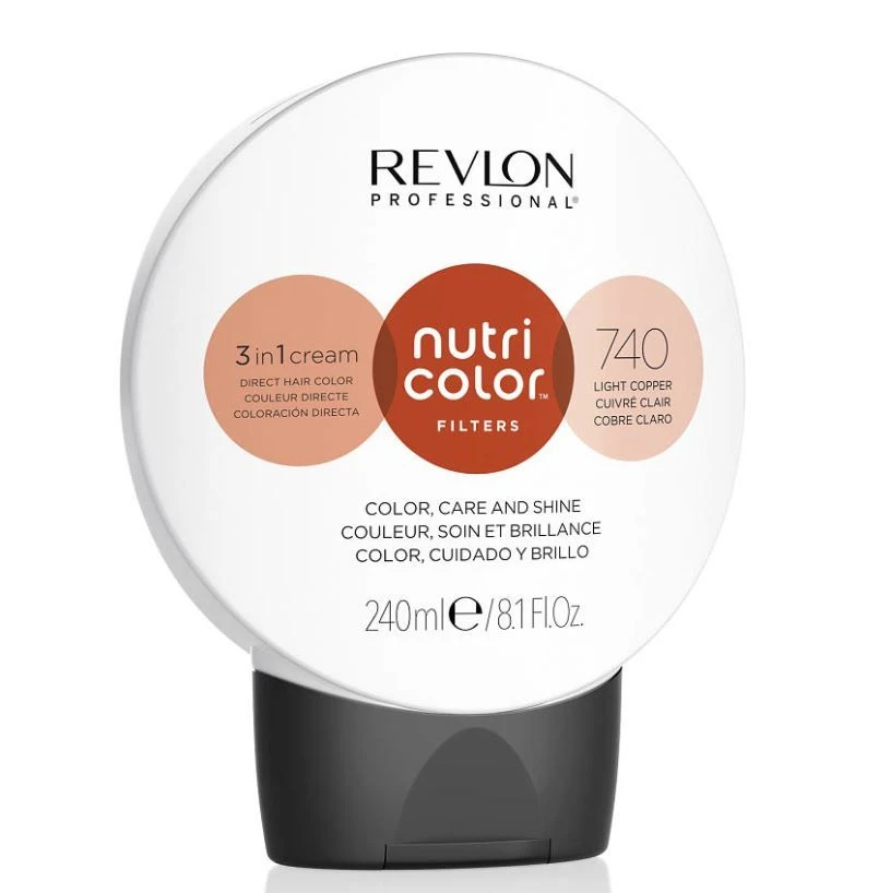 Revlon Nutri Color Filters 740 Light Copper 240ml Revlon Nutri Color Filters 740 Light Copper 240ml -Winkel Voor Haarverzorgingsproducten 740 light copper
