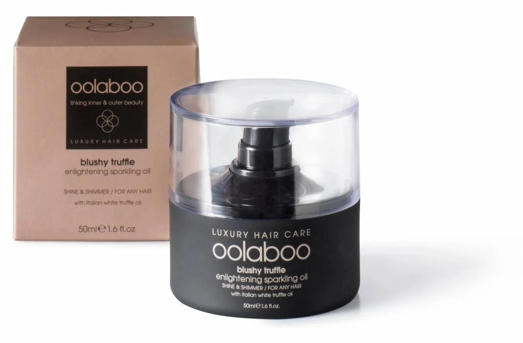Oolaboo Blushy Truffle Enlightening Sparkling Oil50ml Oolaboo Blushy Truffle Enlightening Sparkling Oil50ml -Winkel Voor Haarverzorgingsproducten blushy truffle sparkling oil 50 ml