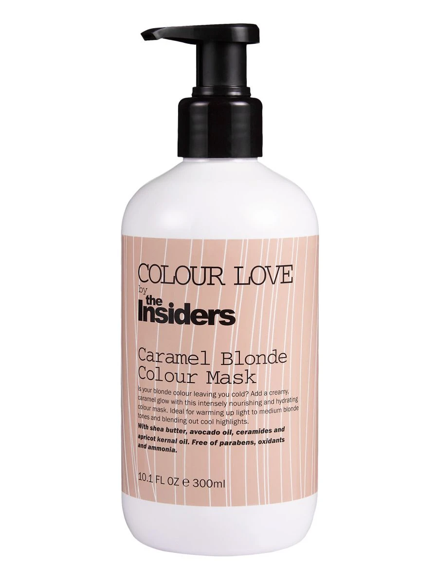 The Insiders Colour Love Caramel Blonde Colour Mask 300ml The Insiders Colour Love Caramel Blonde Colour Mask 300ml -Winkel Voor Haarverzorgingsproducten caramel blonde