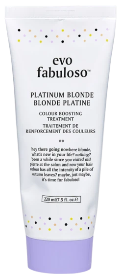 Evo Fabuloso Platinum Blonde Colour Boosting Treatment 220ml
