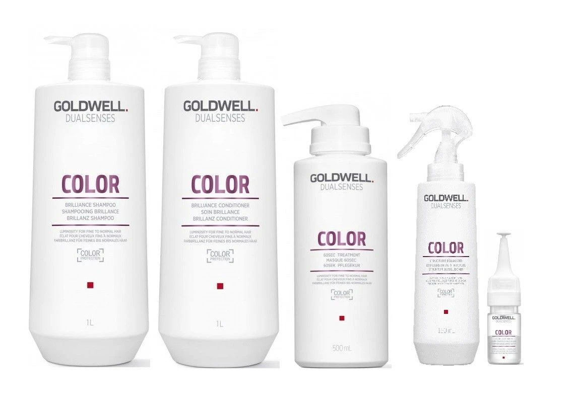 Goldwell DS color brilliance care pakket XL Goldwell DS Color Brilliance Care Pakket XL -Winkel Voor Haarverzorgingsproducten gw2055601
