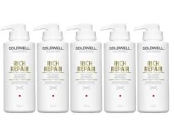 5x Goldwell Dualsenses Rich Repair 60 Sec. Treatment 500ml
