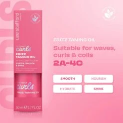 Lee Stafford For The Love Of Curls Frizz Taming Shine Oil 50ml -Winkel Voor Haarverzorgingsproducten leestafford fortheloveofcurls frizzoilbox fop shopify 9c927df3 fb91 49d7 bca3 c1687d737232 990x