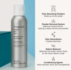 Living Proof PhD Advanced Clean Dry Shampoo 90ml -Winkel Voor Haarverzorgingsproducten livingproof dryshampoo sfeer2 1
