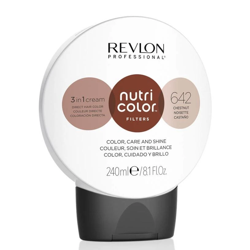 Revlon Nutri Color Filters 642 Chestnut 240ml -Winkel Voor Haarverzorgingsproducten revlon nutri color filters 642 chestnut 240ml 1
