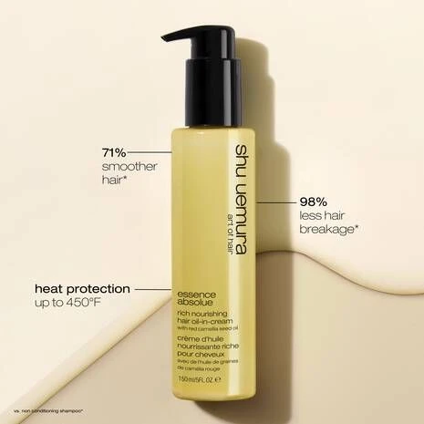 Shu Uemura Essence Absolue Rich Nourishing Hair Oil-in-cream 150ml Shu Uemura Essence Absolue Rich Nourishing Hair Oil-in-cream 150ml -Winkel Voor Haarverzorgingsproducten shu uemura art of hair essence absolue rich nourishing hair oil cream3