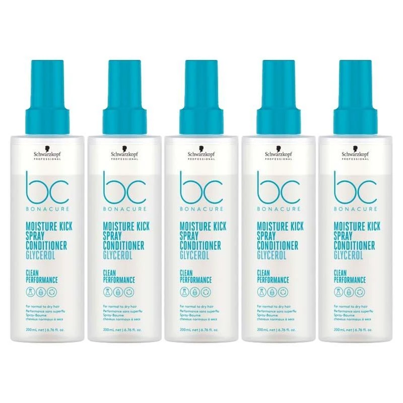 10x Schwarzkopf BC Moisture Kick Spray Conditioner 200ml 10x Schwarzkopf BC Moisture Kick Spray Conditioner 200ml -Winkel Voor Haarverzorgingsproducten sp15010001