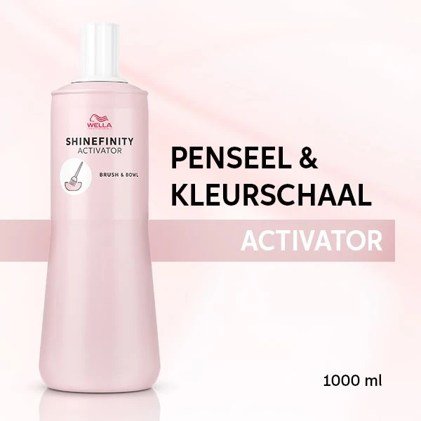 Wella ShineFinity Activator 2% Penseel & Kleurschaal1000ml Wella ShineFinity Activator 2% Penseel & Kleurschaal1000ml -Winkel Voor Haarverzorgingsproducten wella professionals shinefinity brush bowl 1l packshot 2